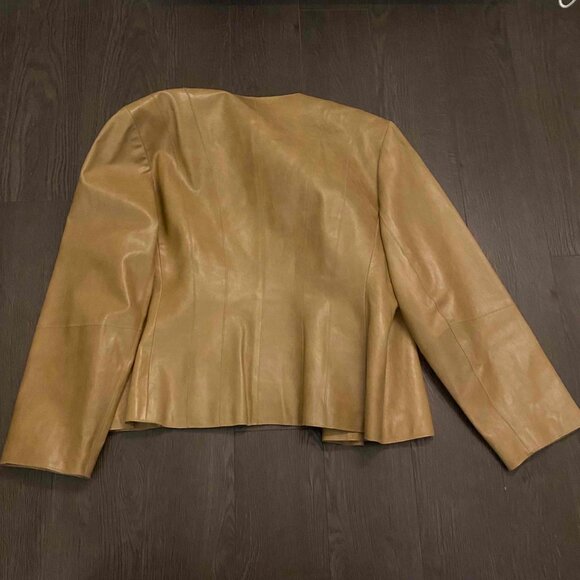 Jones New York Woman Leather Jacket size Large - Picture 7 of 15